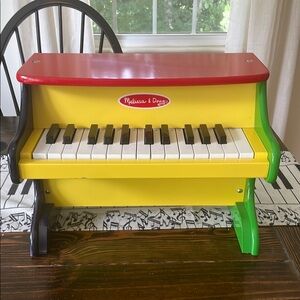 Melissa & Doug Colorful Learning To Play Toy Piano Heavy